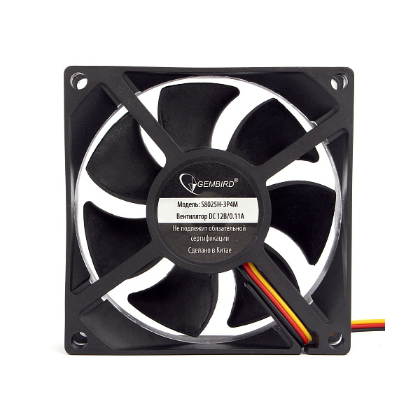 

Корпусной вентилятор Gembird S8025H-3P4M