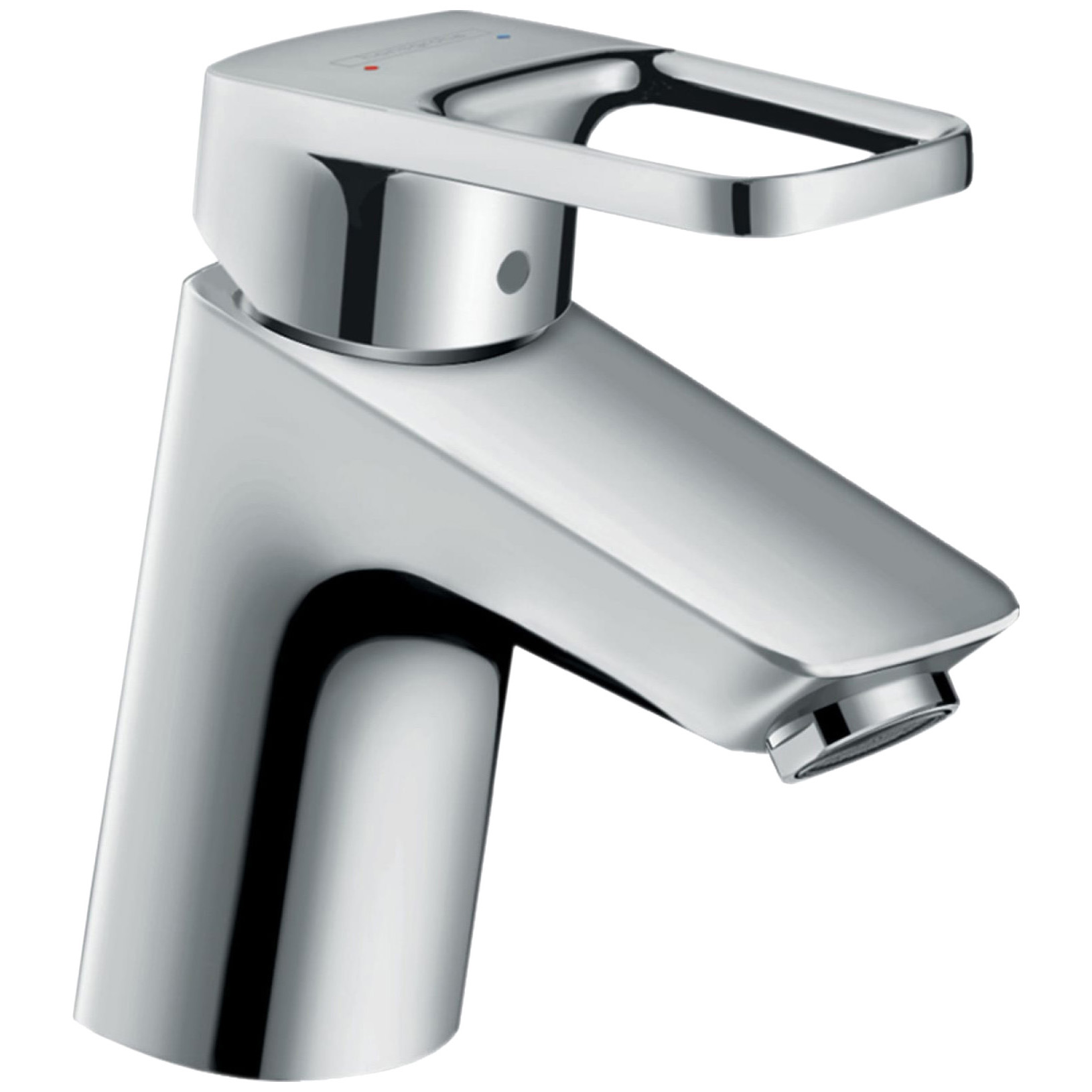 фото Смеситель для раковины hansgrohe logis loop 71150000 хром