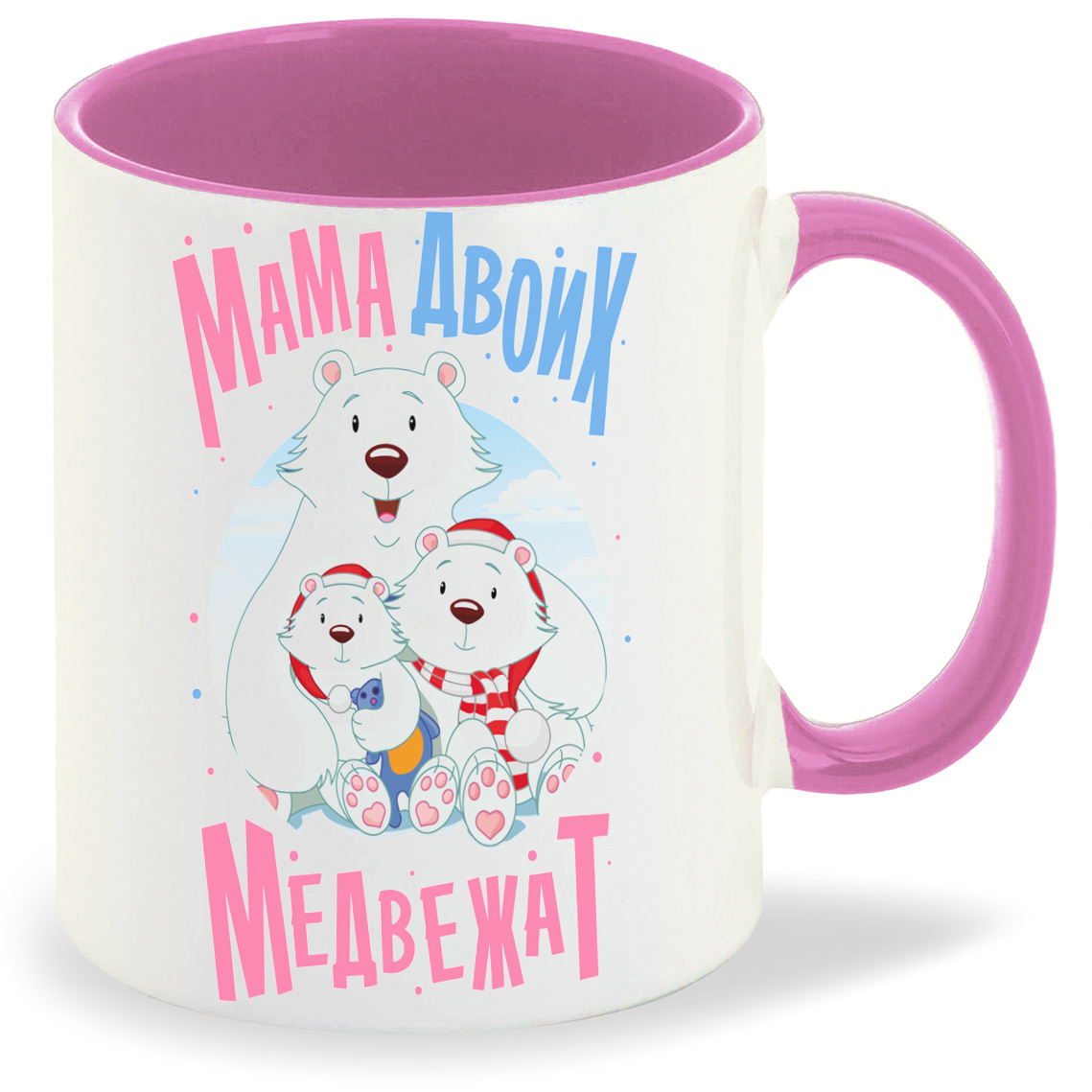 

Кружка CoolPodarok Семья. Мама двоих медвежат, Семья. Мама двоих медвежат
