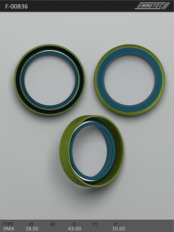 

Сальник рулевой рейки EMMETEC 28x43x10 (0MA) F-00836, F-00836, F00836
