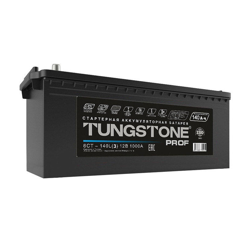 Аккумулятор Tungstone Prof 140 Ah, 1000 A, 513X189x223 Обр. Tungstone арт. PRO14030