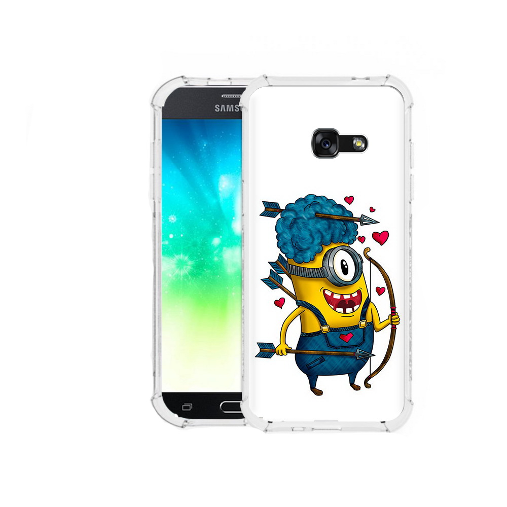 

Чехол MyPads Tocco для Samsung Galaxy A3 (2016) Миньон купидон, Прозрачный, Tocco