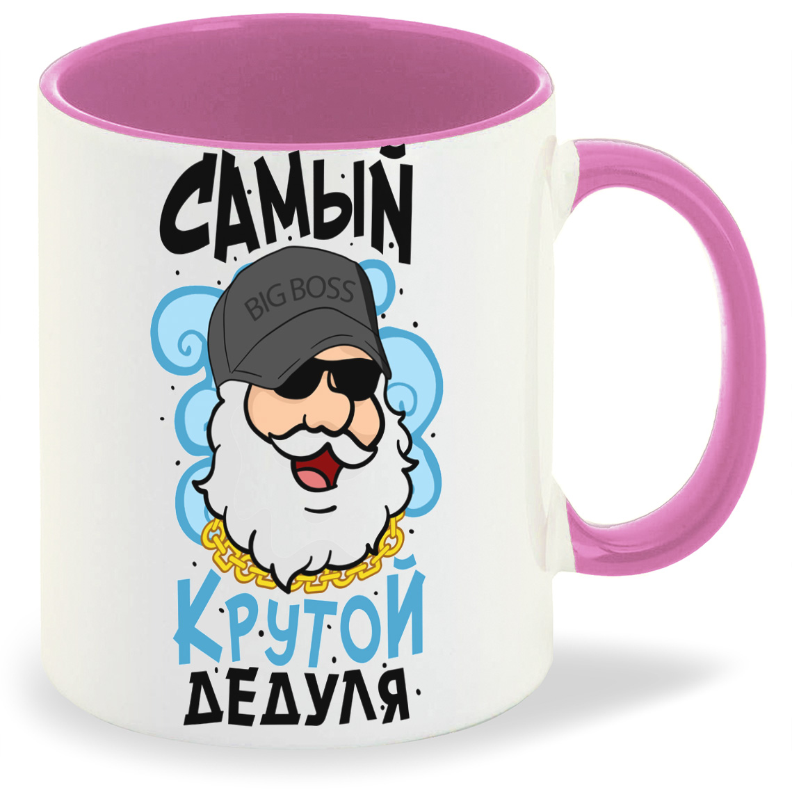 

Кружка CoolPodarok Семья. Самый крутой дедуля, Семья. Самый крутой дедуля