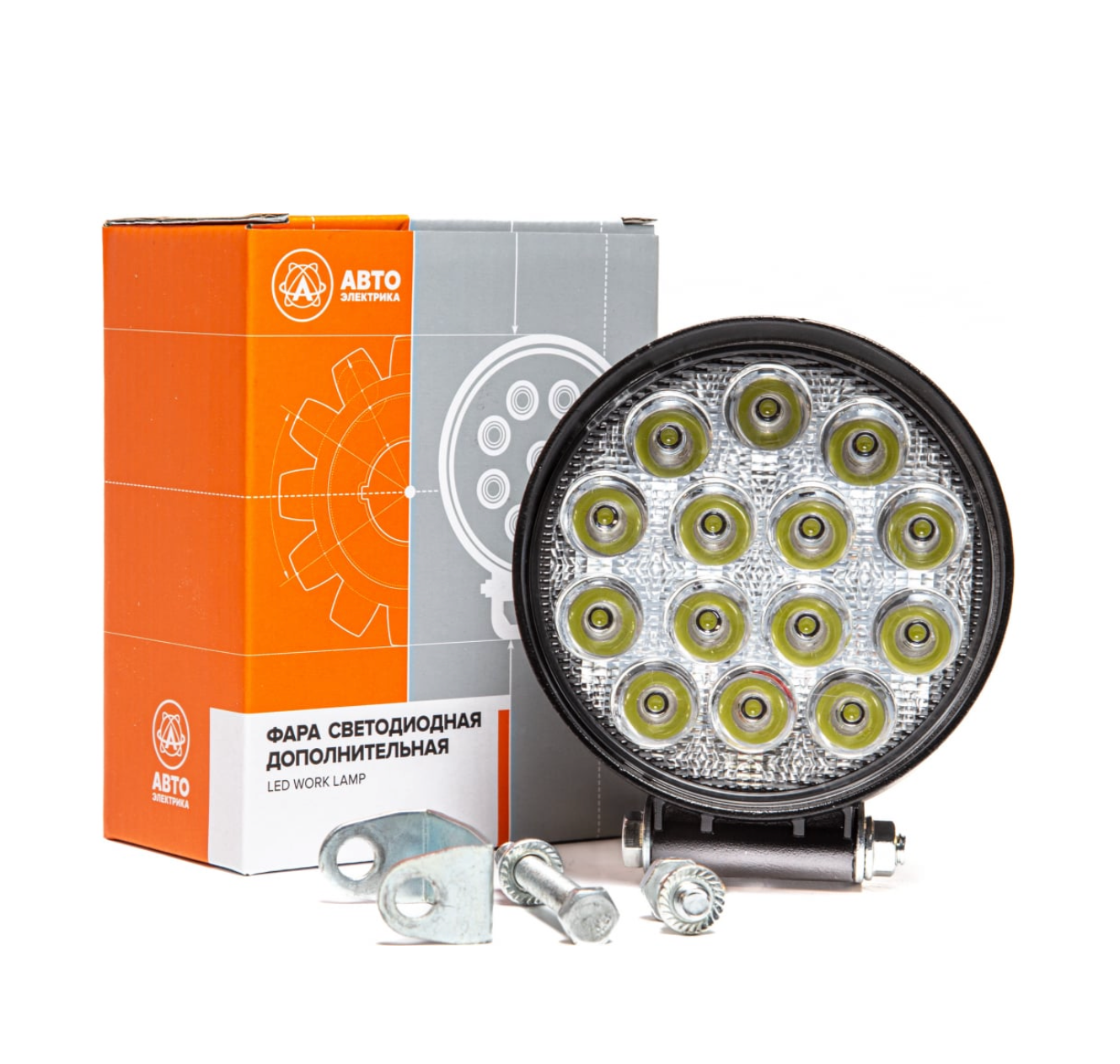 

AVTOELECTRICA Фара светодиодная круглая, направл.свет, 14 диодов,42W,115х55х14212/24V