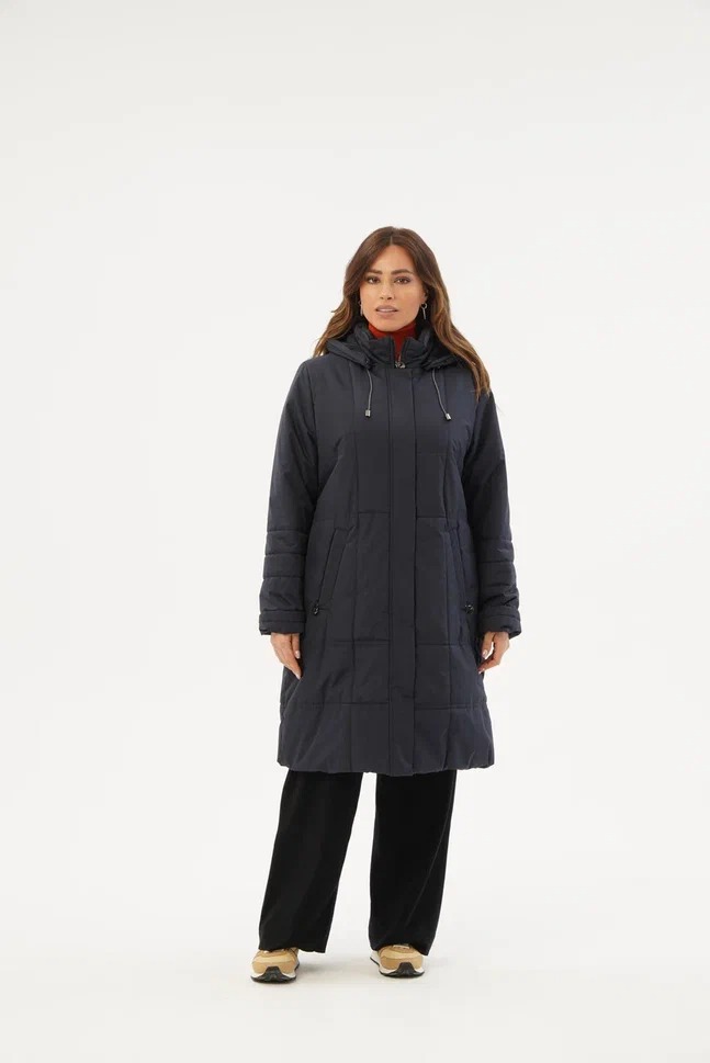 

Пальто женское Maritta 20-1028-10 синее 44 EU, Синий, 20-1028-10