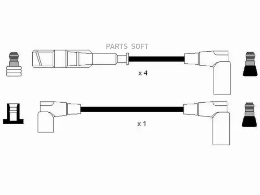 

Провод высоковольтный MERCEDES mot.M102 (2,0/2,3)