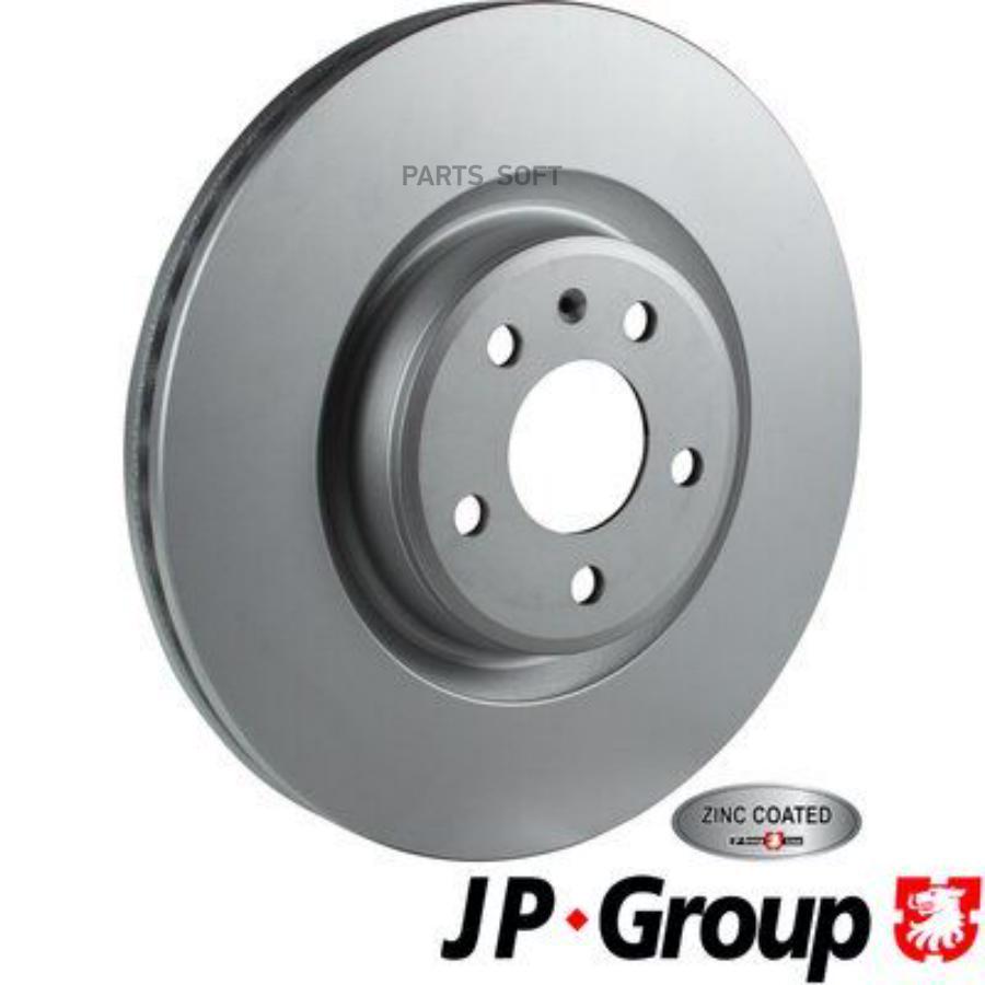 

JP GROUP Диск тормозной AUDI A6/A7/Q5 08- передний вент.