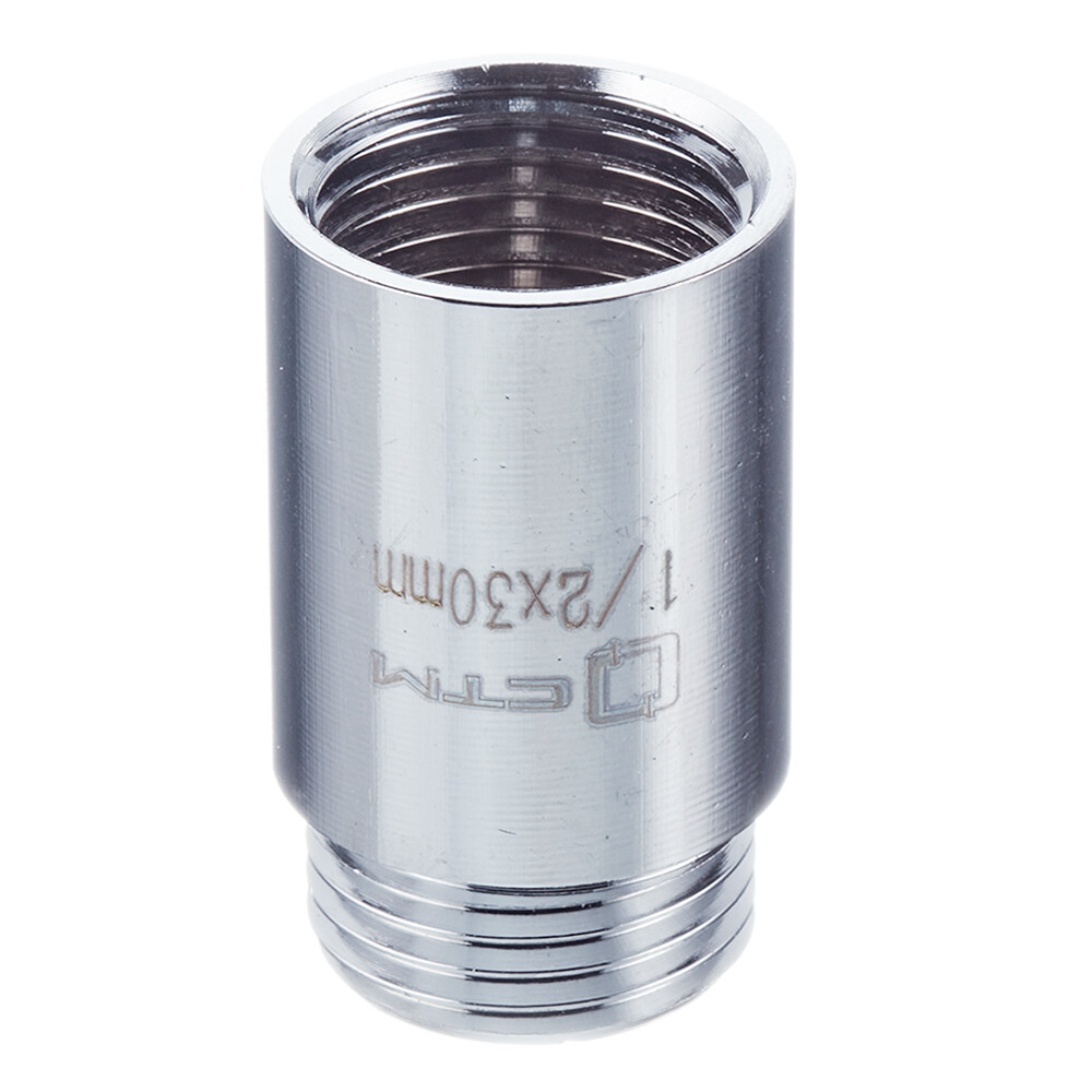 

Удлинитель 30 мм х 1/2 ВР(г) х 1/2 НР(ш) 30347/2830/CREMF030/90320