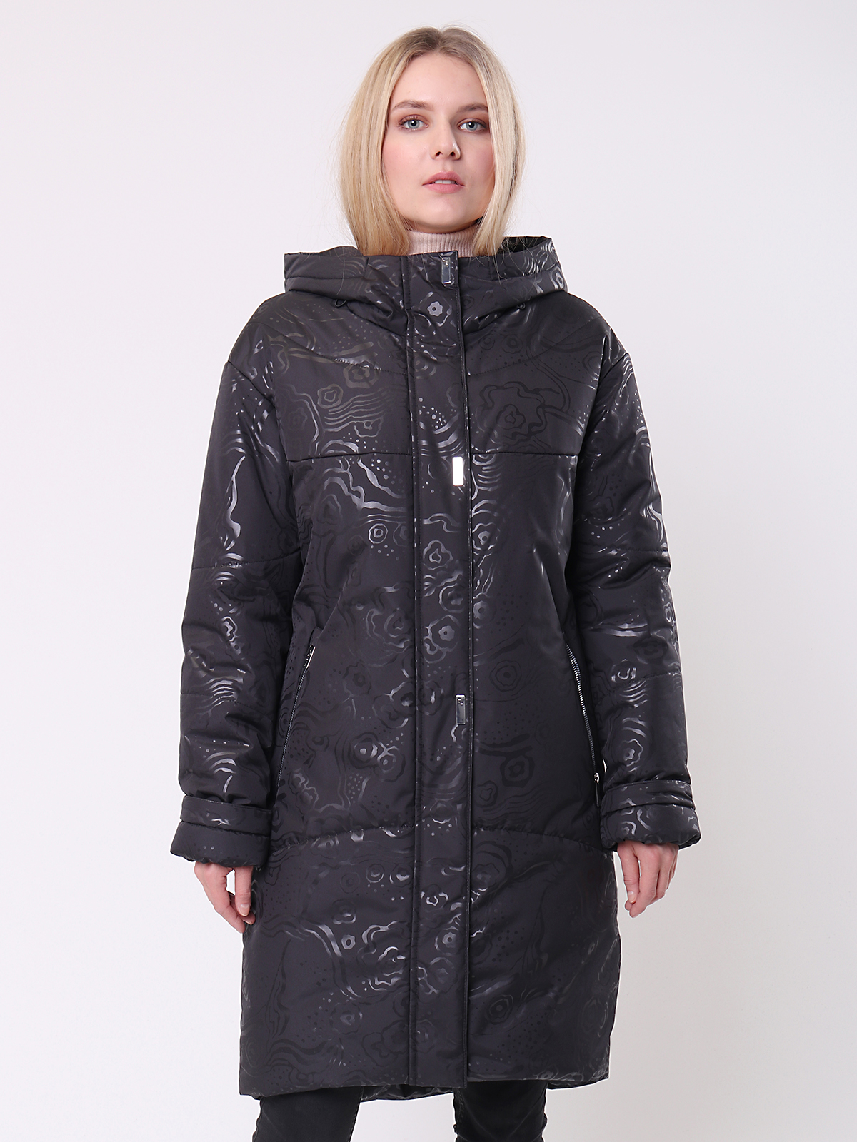 

Пальто женское Maritta 24-3025-11 серое 34 EU, Серый, 24-3025-11