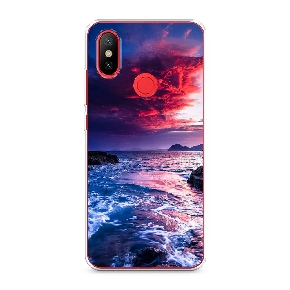 

Чехол Awog на Xiaomi Mi 6X "Волны 1", Разноцветный, 33250-4