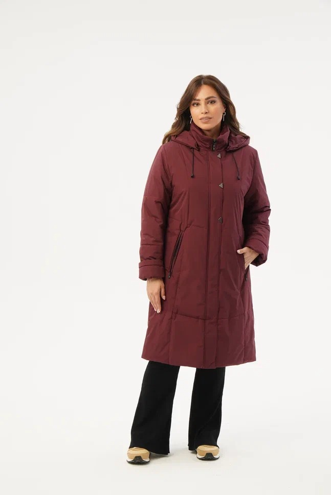 

Пальто женское Maritta 22-4011-10 красное 48 EU, Красный, 22-4011-10