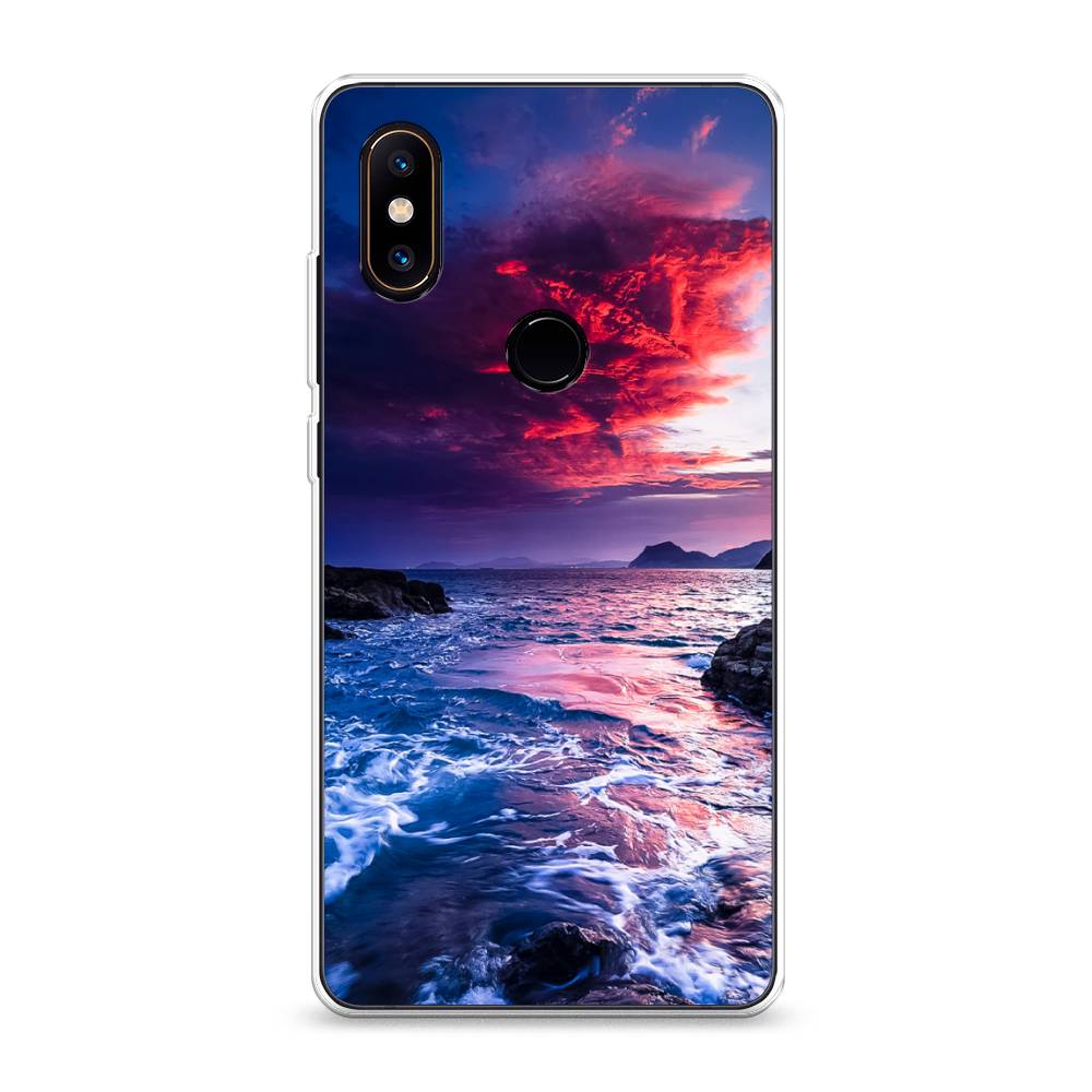 

Чехол Awog на Xiaomi Mi Mix 2S "Волны 1", Разноцветный, 33450-4