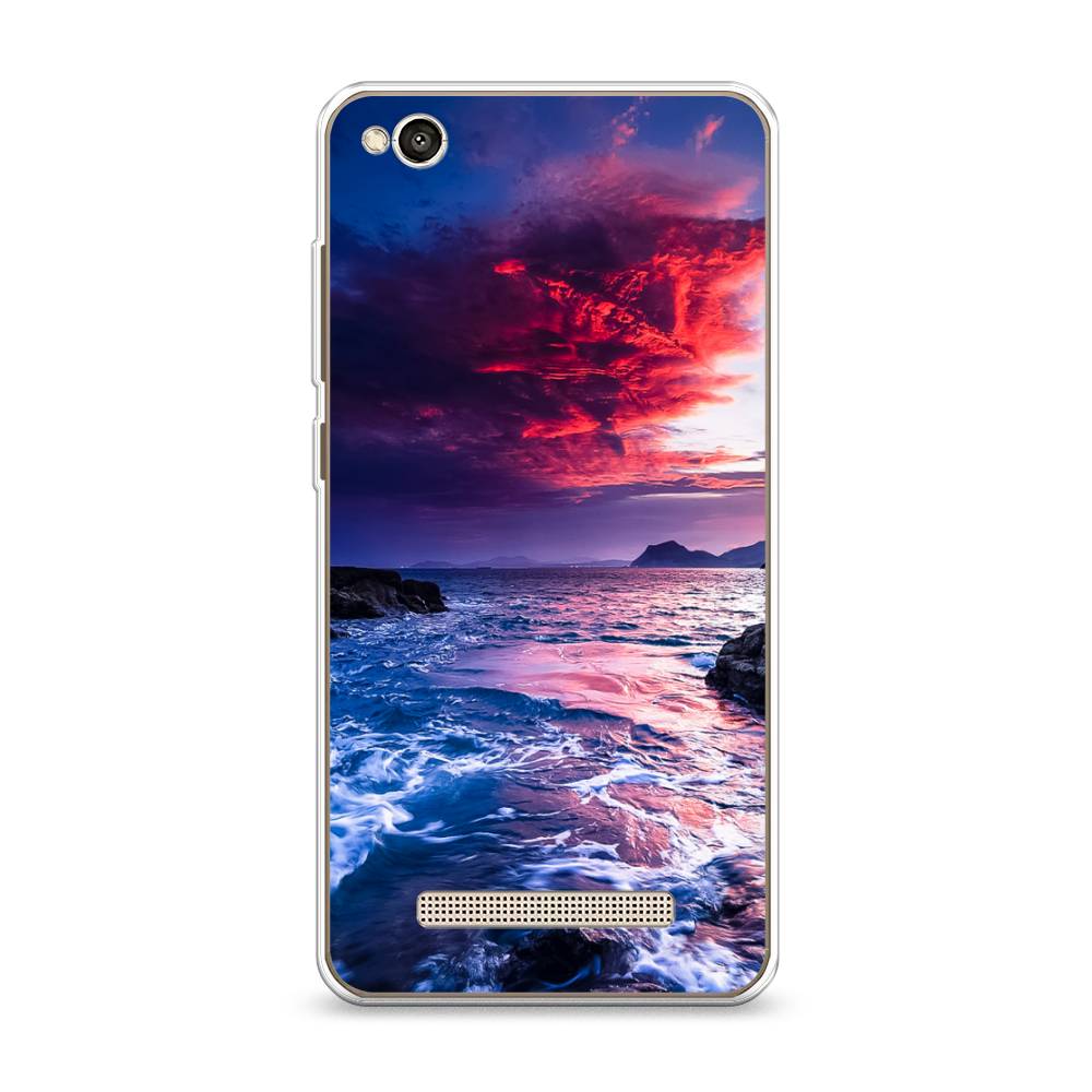 

Чехол Awog на Xiaomi Redmi 4A "Волны 1", Разноцветный, 31350-4