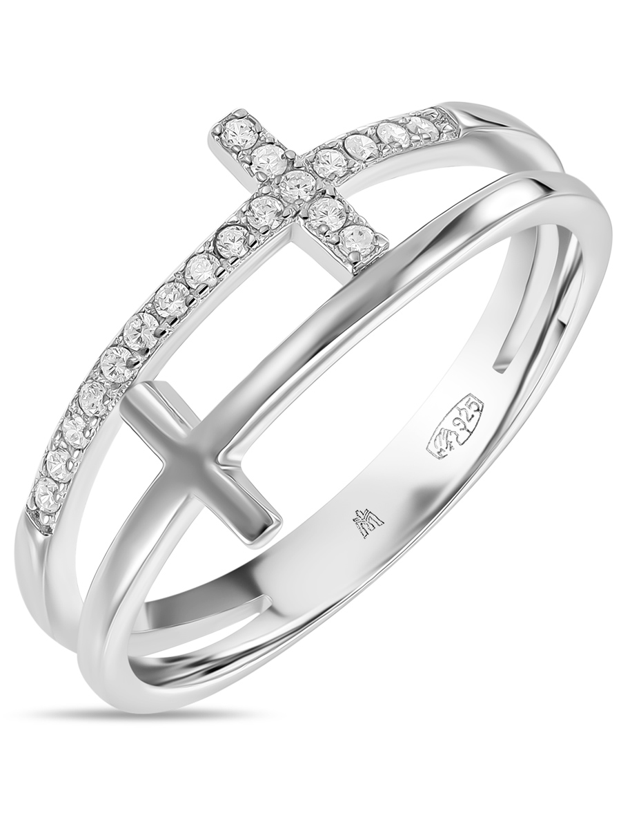 Кольцо из серебра р. 17,5 MIUZ Diamonds (Московский ювелирный завод) R2036-KL-4906, фианит