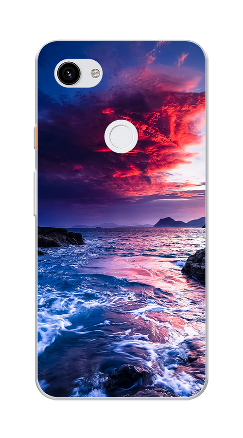 

Чехол Awog на Google Pixel 3A XL "Волны 1", Разноцветный, 270450-4