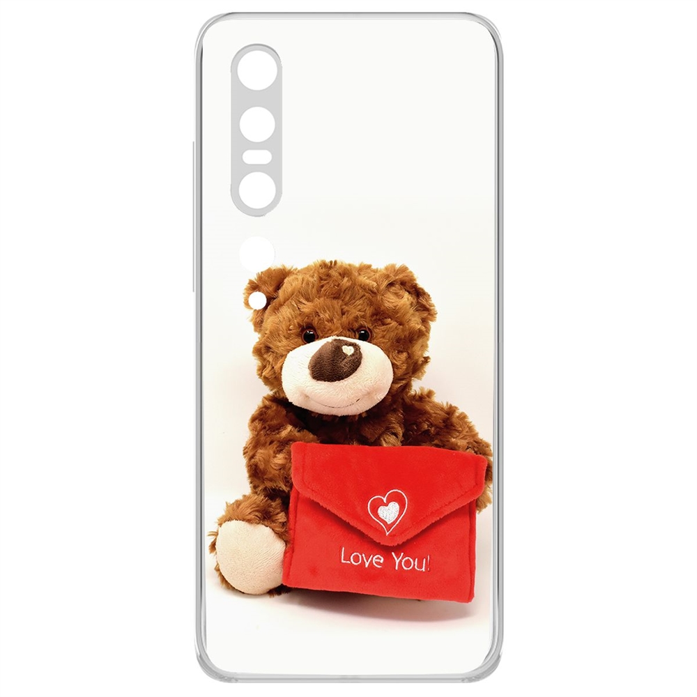 

Чехол-накладка Krutoff Clear Case Медвежонок тебя любит для Xiaomi Mi 10/Mi 10 Pro, Разноцветный
