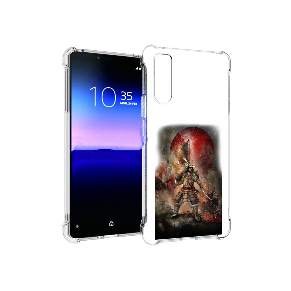 

Чехол MyPads Tocco для Sony Xperia 10 II китайскийвоин (PT158941.227.388), Прозрачный, Tocco