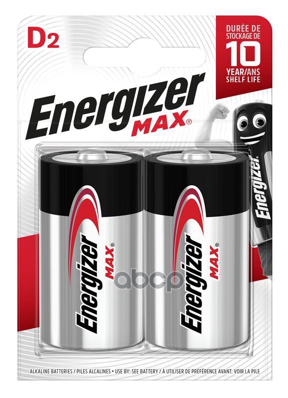 Батарейка Energizer Max D  (2шт) 6823 Ком-Т Energizer арт. E302306800