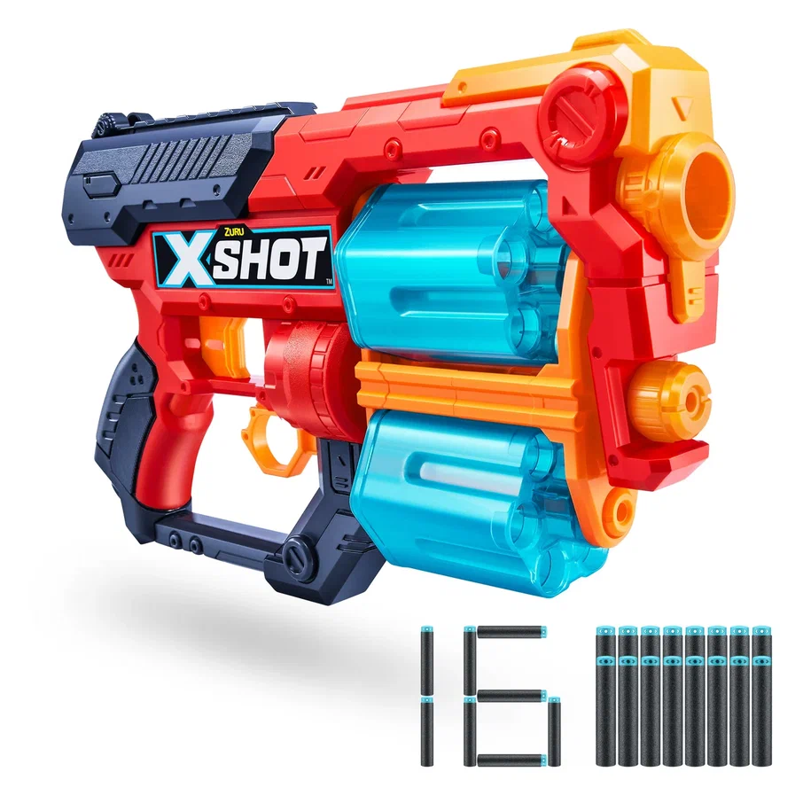 Игровой набор для стрельбы ZURU X-Shot Ексель - Иксес - ТК-12