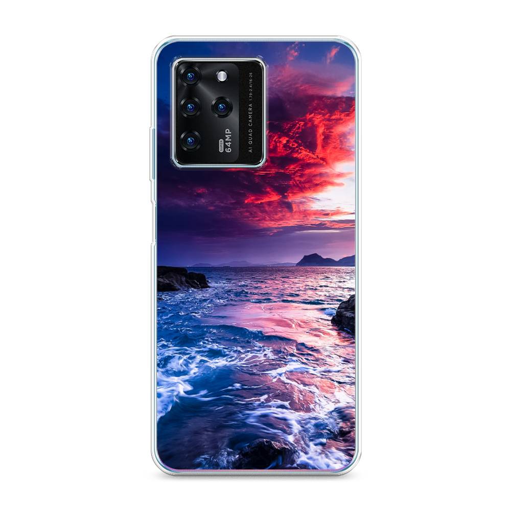 

Чехол Awog на ZTE Blade V30 / ЗТЕ Блэйд V30 "Волны 1", Разноцветный, 135350-4