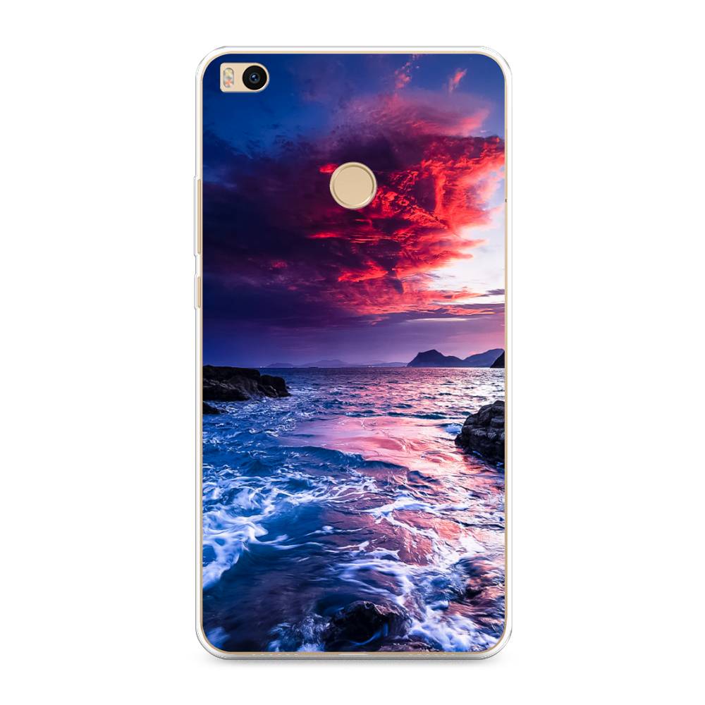 

Чехол Awog на Xiaomi Mi Max 2 "Волны 1", Разноцветный, 32150-4