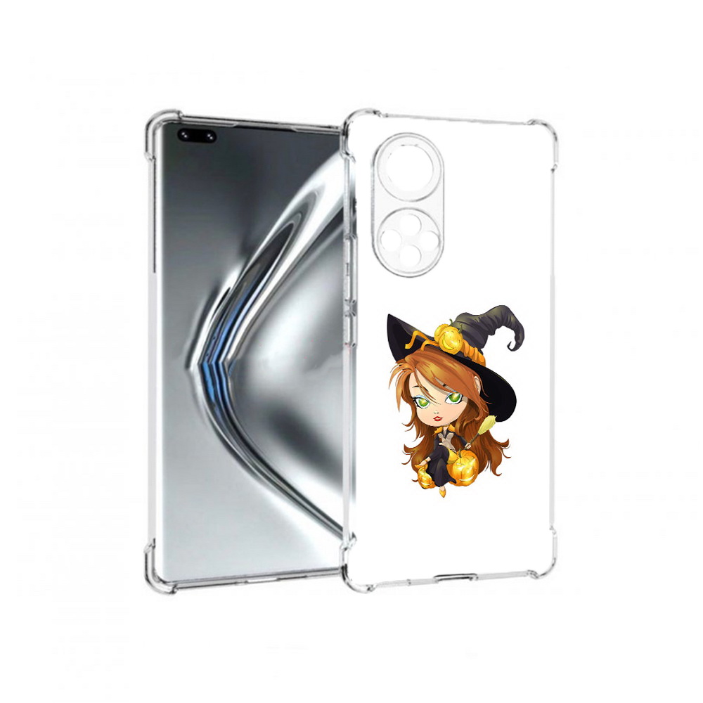 

Чехол MyPads Tocco для Honor 50 Pro Ведьмочка (PT195008.23.40), Прозрачный, Tocco