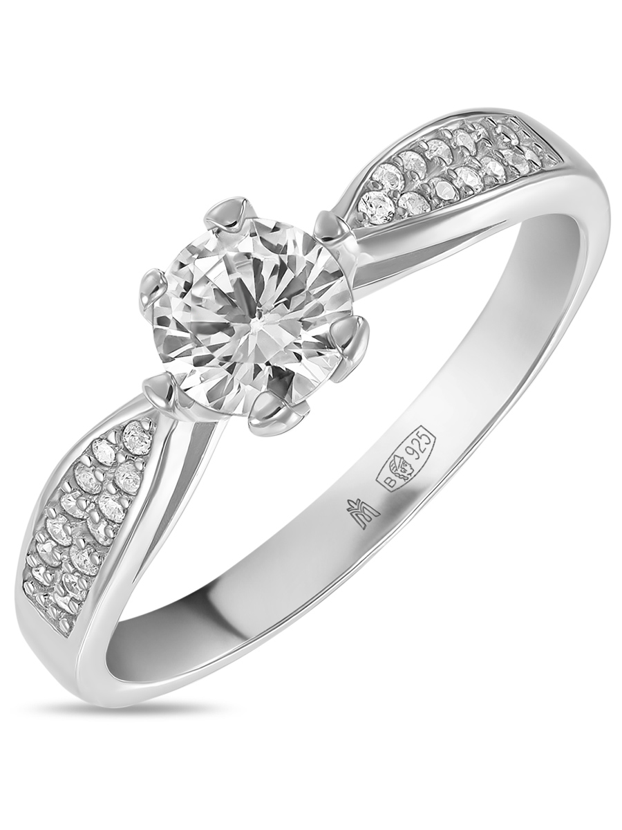 

Кольцо из серебра с фианитом р.16 MIUZ Diamonds (Московский ювелирный завод) R2036-KL-3934, R2036-KL-3934