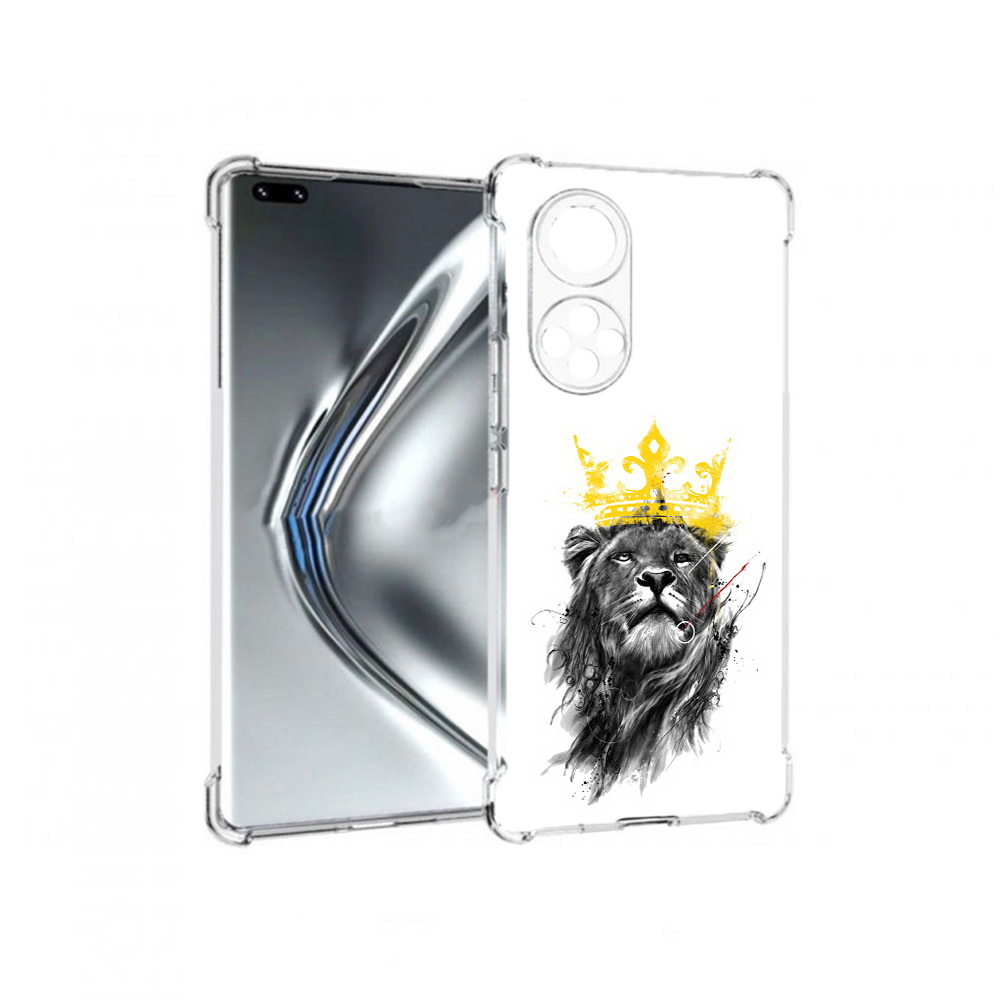 

Чехол MyPads Tocco для Honor 50 Pro король-лев (PT195008.23.391), Прозрачный, Tocco