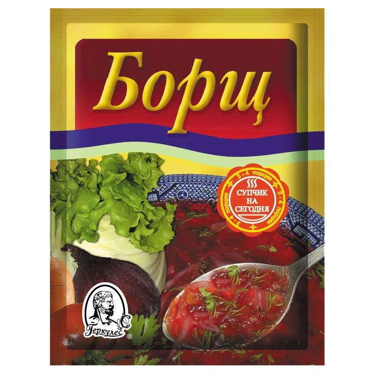 

Борщ Геркулес-С быстрого приготовления 40 г
