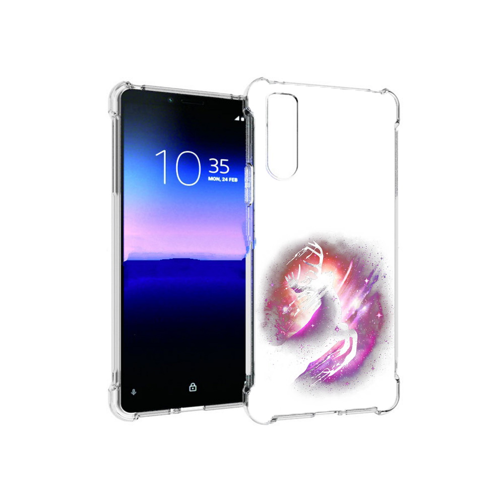 

Чехол MyPads Tocco для Sony Xperia 10 II звездный олень (PT158941.227.354), Прозрачный, Tocco