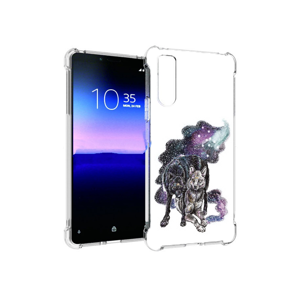 

Чехол MyPads Tocco для Sony Xperia 10 II звездные волки (PT158941.227.352), Прозрачный, Tocco