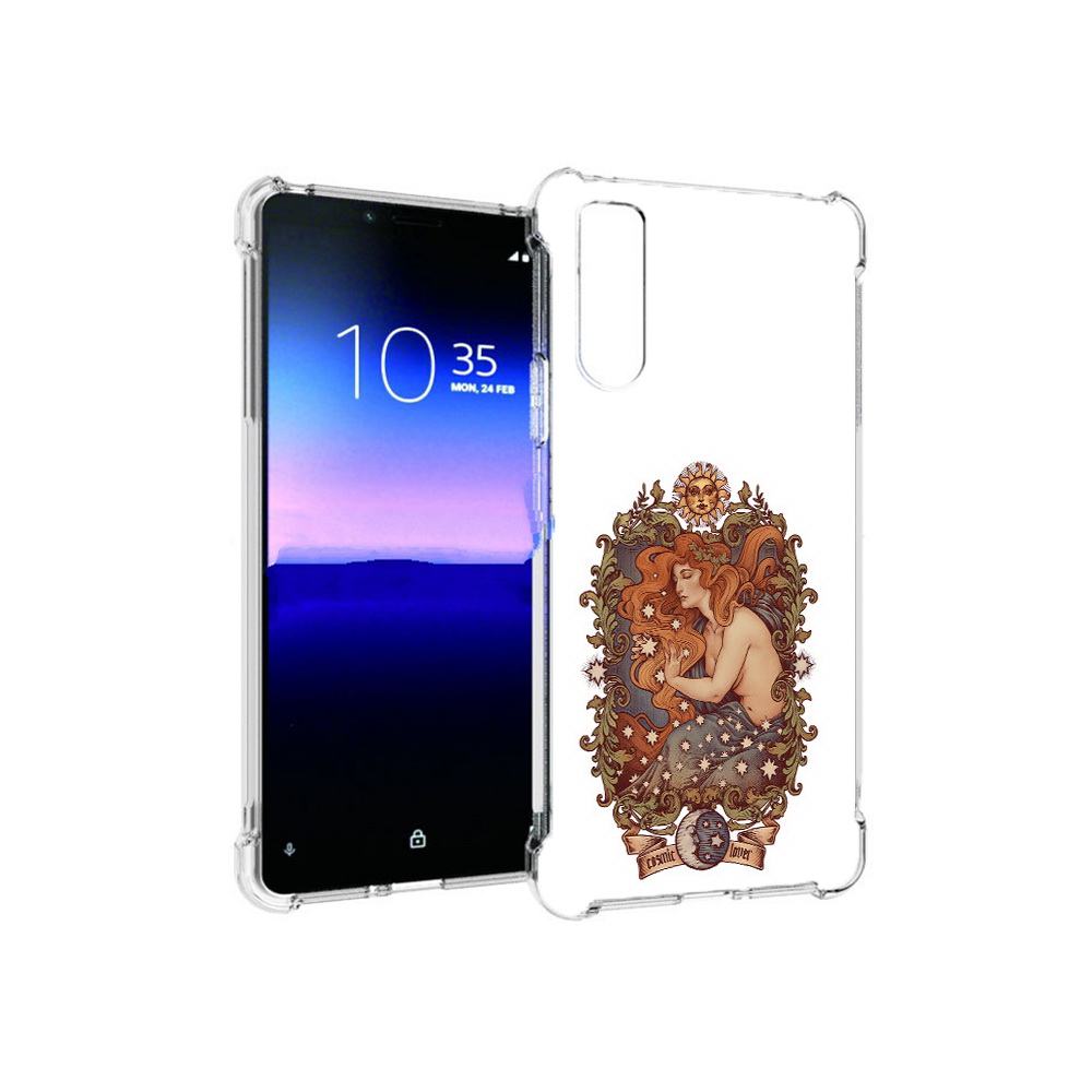 

Чехол MyPads Tocco для Sony Xperia 10 II звездная девушка абстракция (PT158941.227.351), Прозрачный, Tocco