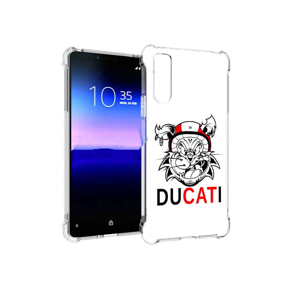 

Чехол MyPads Tocco для Sony Xperia 10 II дукати (PT158941.227.339), Прозрачный, Tocco
