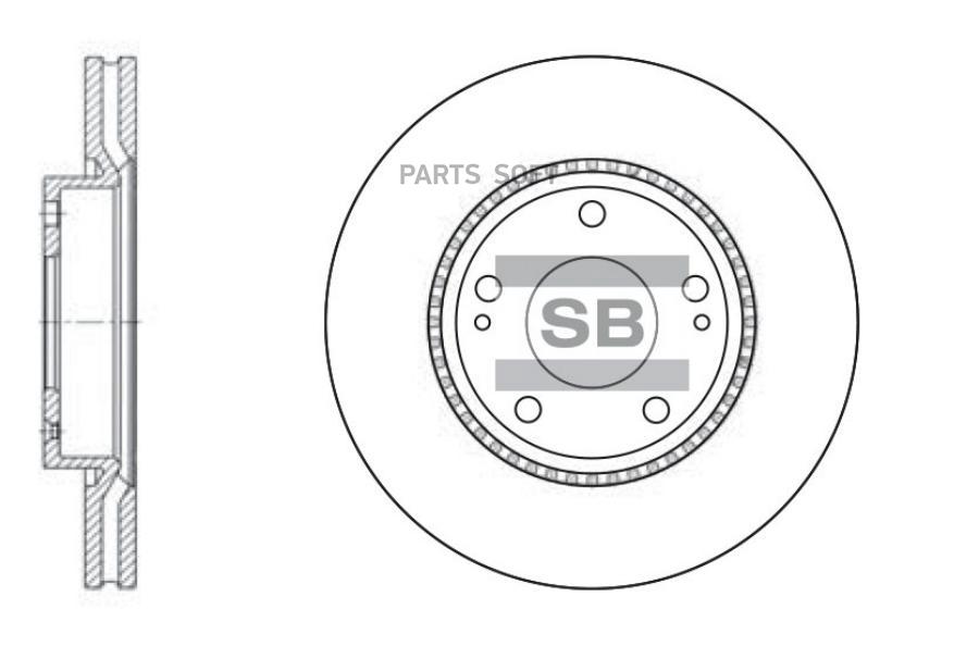

Тормозный колодки Sangsin brake передний для Hyundai Tucson, Sonata, Elantra SD1051