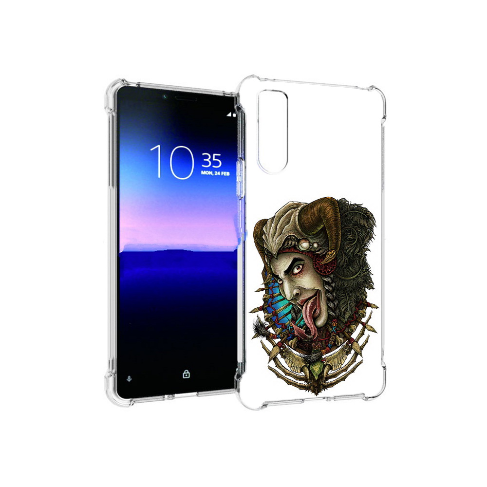 

Чехол MyPads Tocco для Sony Xperia 10 II длинный язык (PT158941.227.330), Прозрачный, Tocco