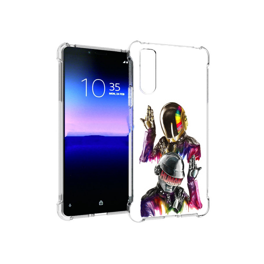 

Чехол MyPads Tocco для Sony Xperia 10 II диско космонавты (PT158941.227.329), Прозрачный, Tocco