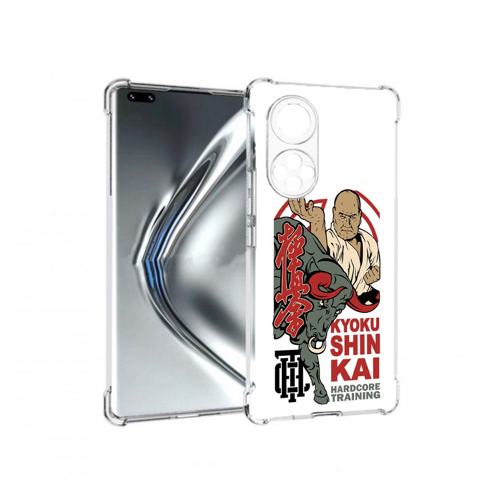 

Чехол MyPads Tocco для Honor 50 Pro единоборства рисунок (PT195008.23.343), Прозрачный, Tocco