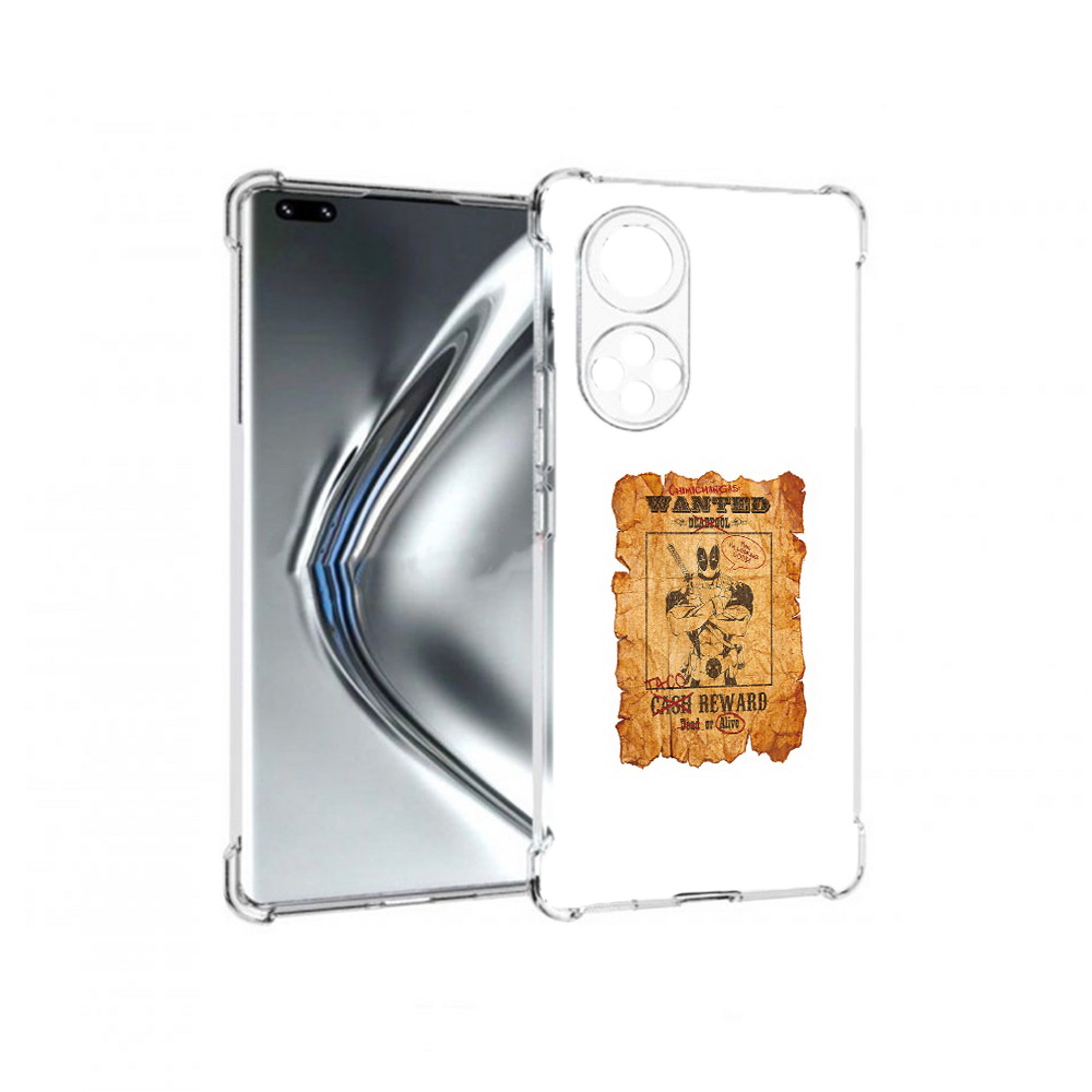 

Чехол MyPads Tocco для Honor 50 Pro дедпул (PT195008.23.317), Прозрачный, Tocco