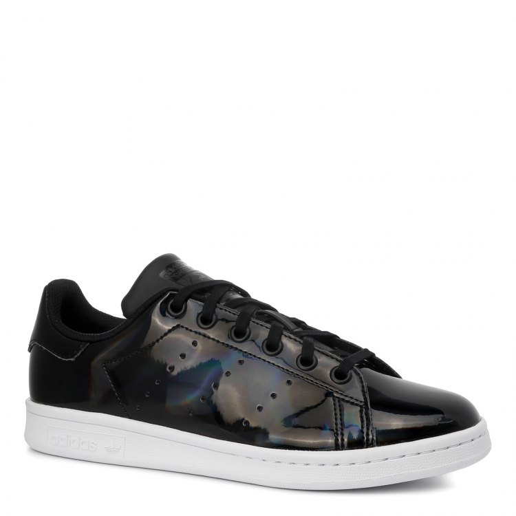 фото Кеды adidas stan smith j для девочек, черный 4,5 uk