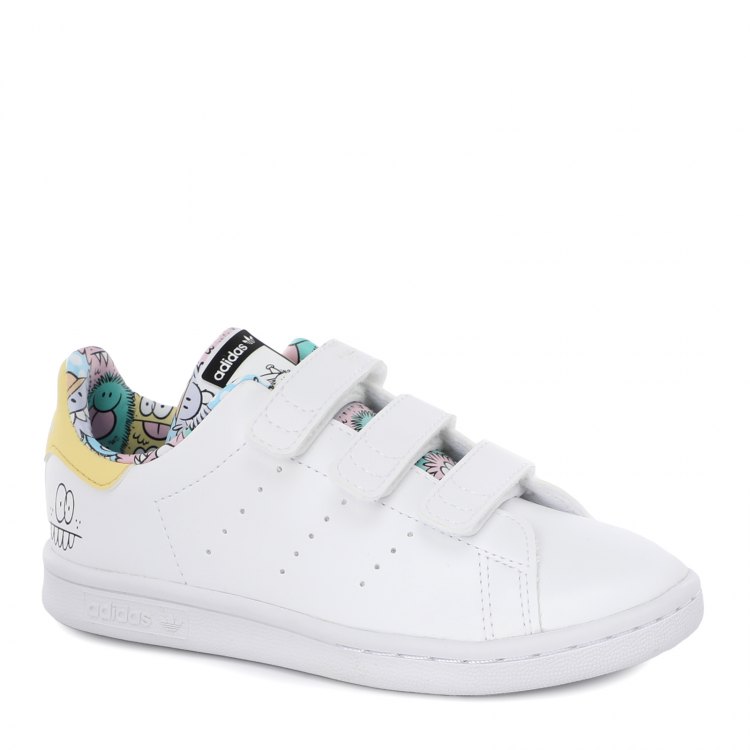 фото Кеды adidas stan smith cf c для девочек, белый 33,5 eu