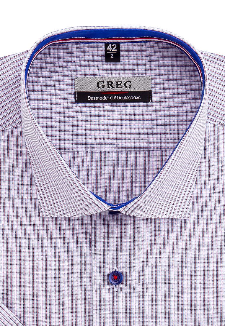 

Рубашка мужская Greg 01-00012381 голубая 38, Голубой, 01-00012381