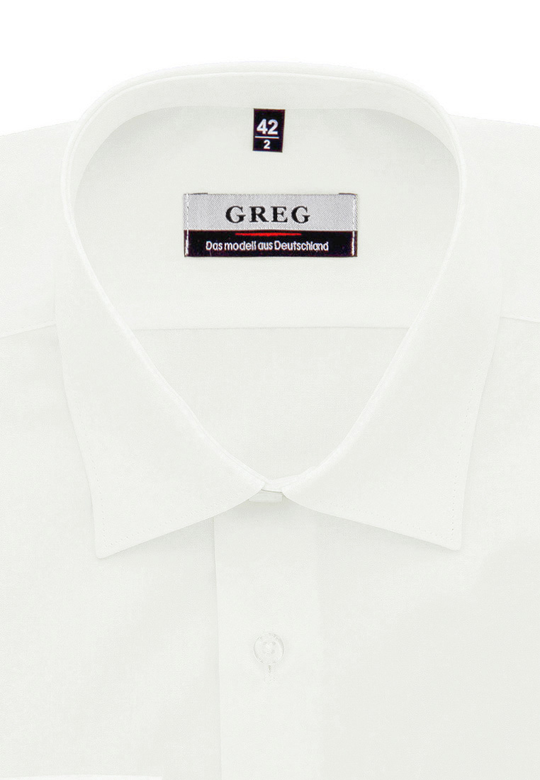 

Рубашка мужская Greg 01-00003059 бежевая 38, Бежевый, 01-00003059
