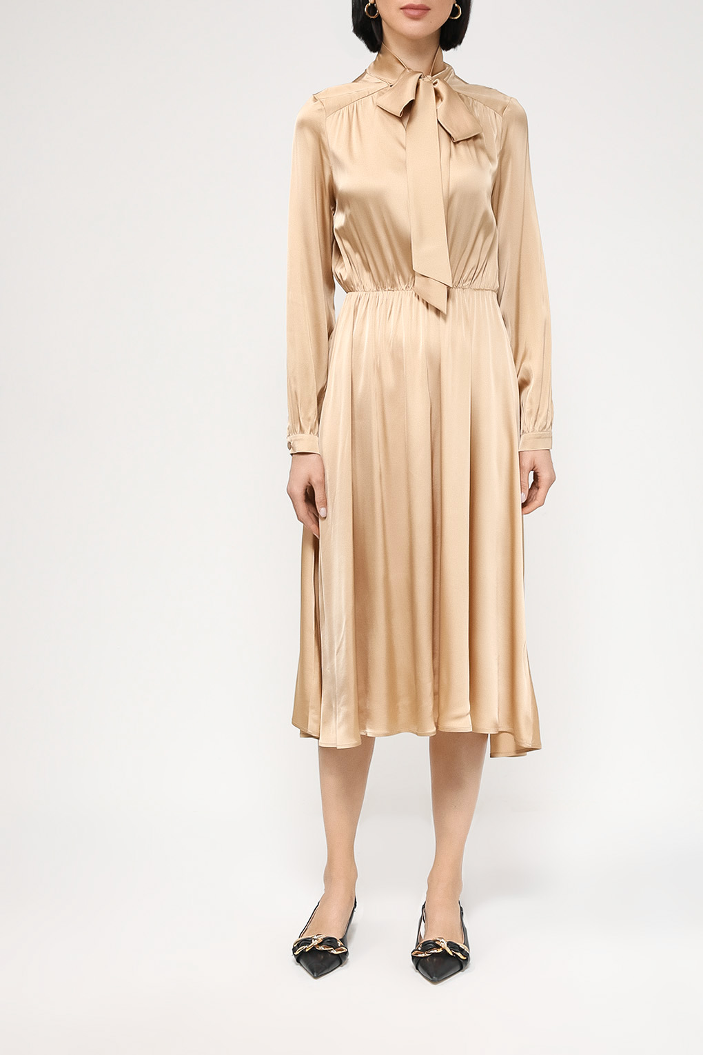 

Платье женское SABRINA SCALA SS23095468 бежевое S, Бежевый, SS23095468