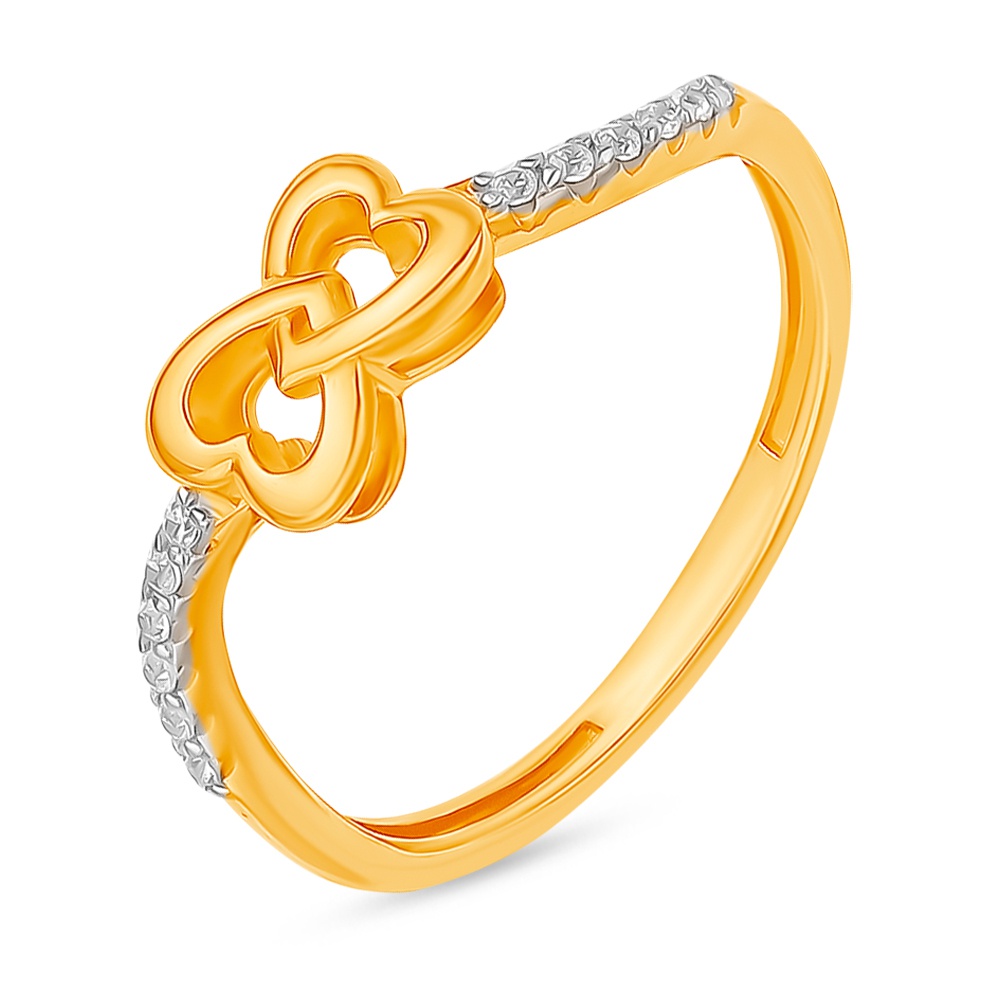 

Кольцо из красного золота с фианитом р. , 585Gold 301011962, 301011962