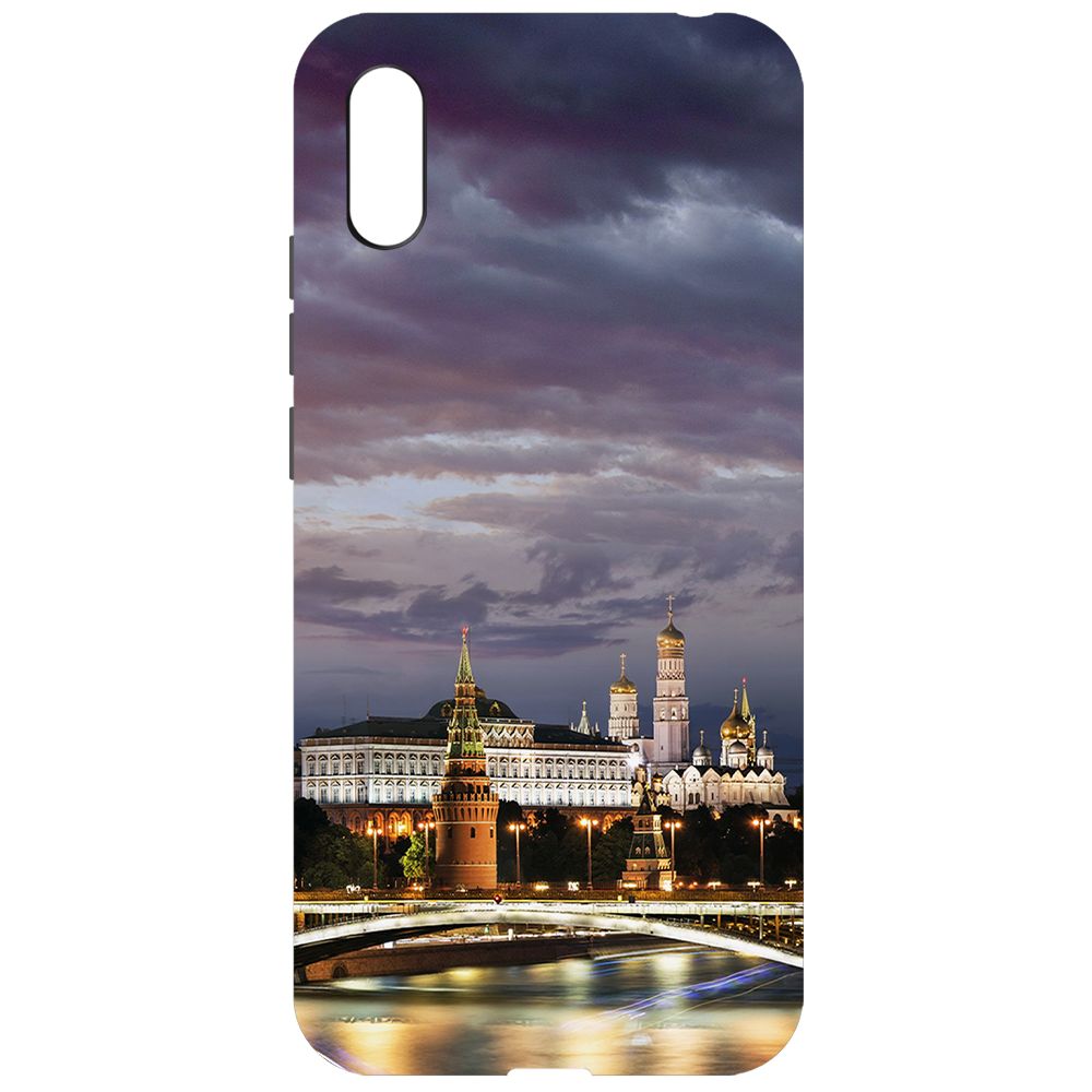 

Чехол-накладка Krutoff Soft Case Россия, Московский Кремль для Xiaomi Redmi 9A черный