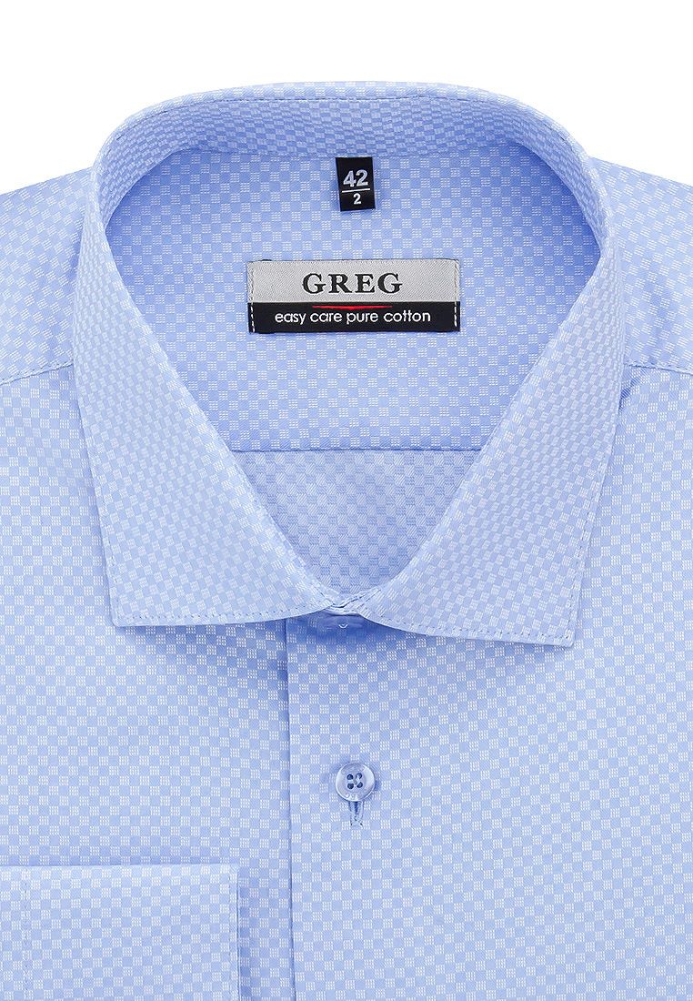 

Рубашка мужская Greg 01-00005236 голубая 39, Голубой, 01-00005236