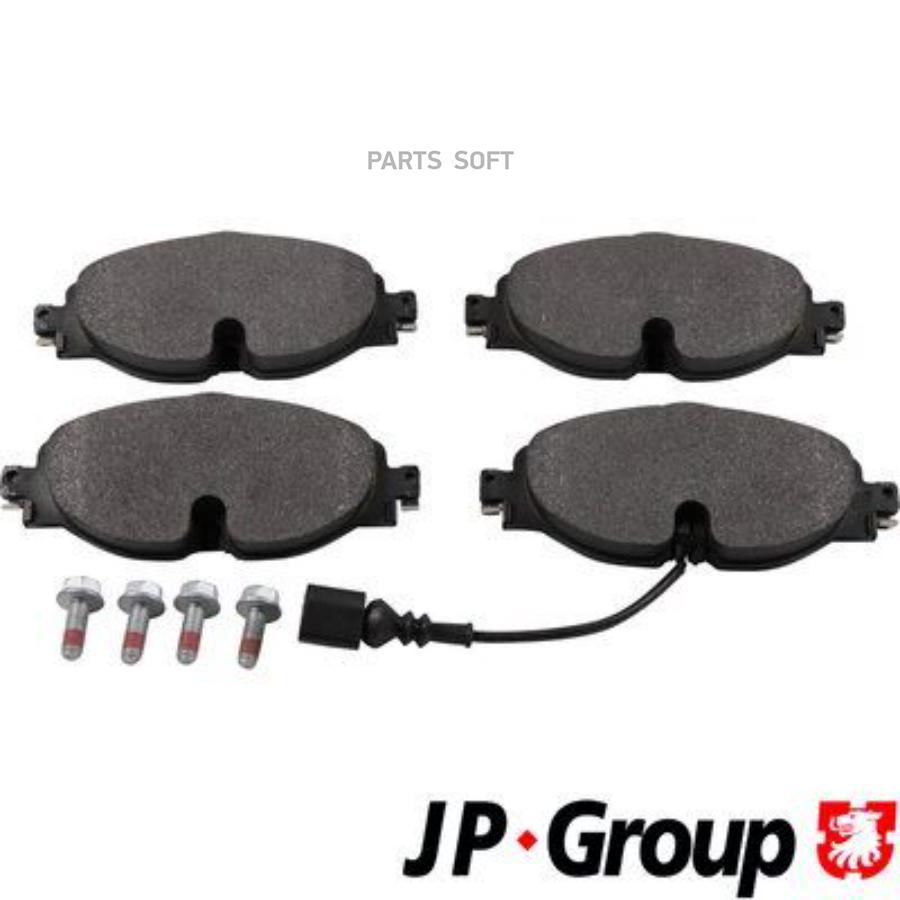 

Колодки тормозные AUDI A3/SKODA OCTAVIA/VW GOLF 12-/PASSAT 14- передние JP GROUP