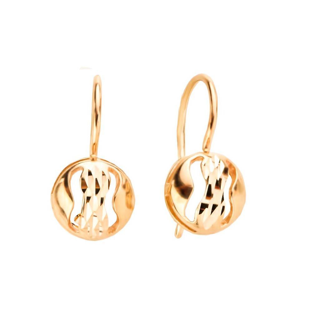 

Серьги из красного золота 585Gold 402004568, 402004568