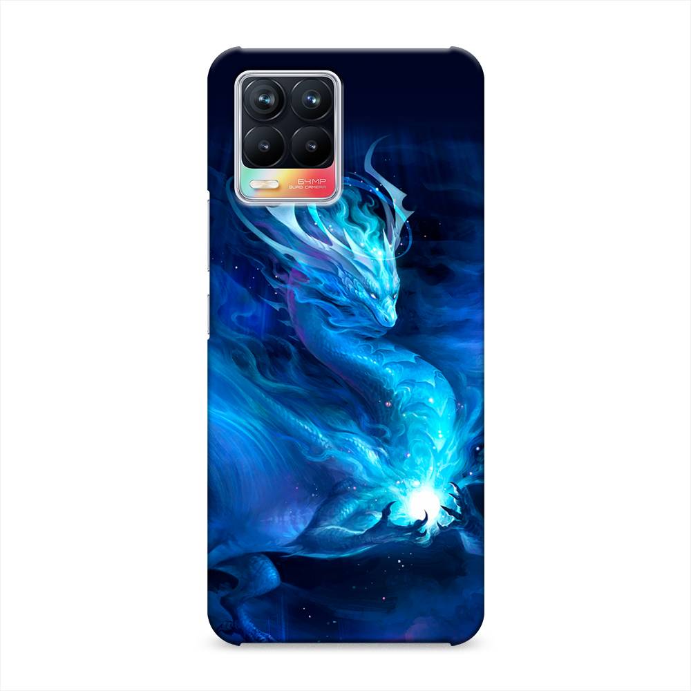 

Пластиковый чехол "Лунный дракон" на Realme 8, 255420-1