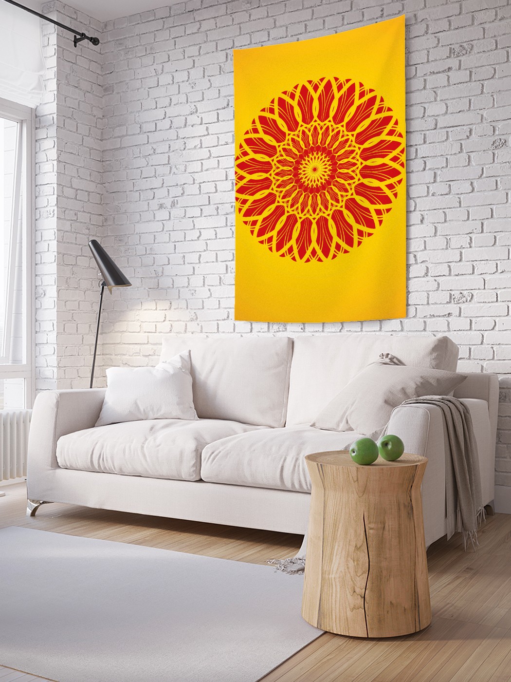 

Вертикальное фотопанно на стену JoyArty Векторная мандала 150x200 см, Векторная мандала